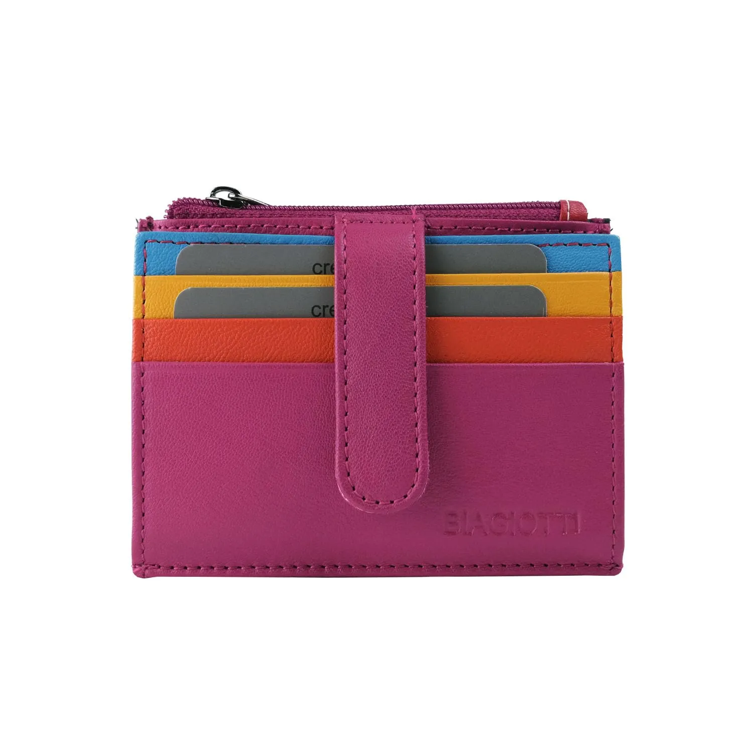 Laura Biagiotti Porta Carte di Credito in Vera Pelle Unisex - immagine 1