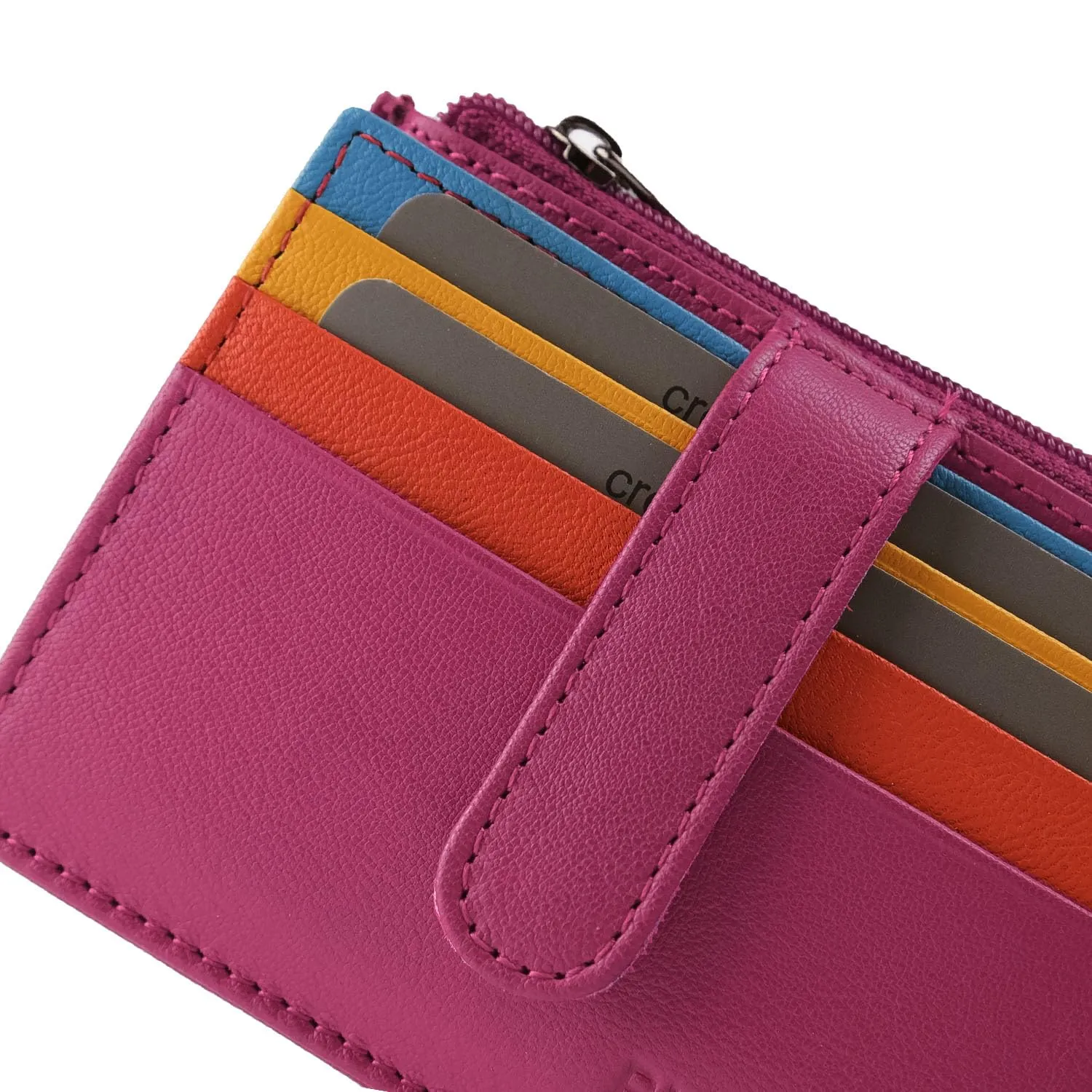 Laura Biagiotti Porta Carte di Credito in Vera Pelle Unisex - immagine 7
