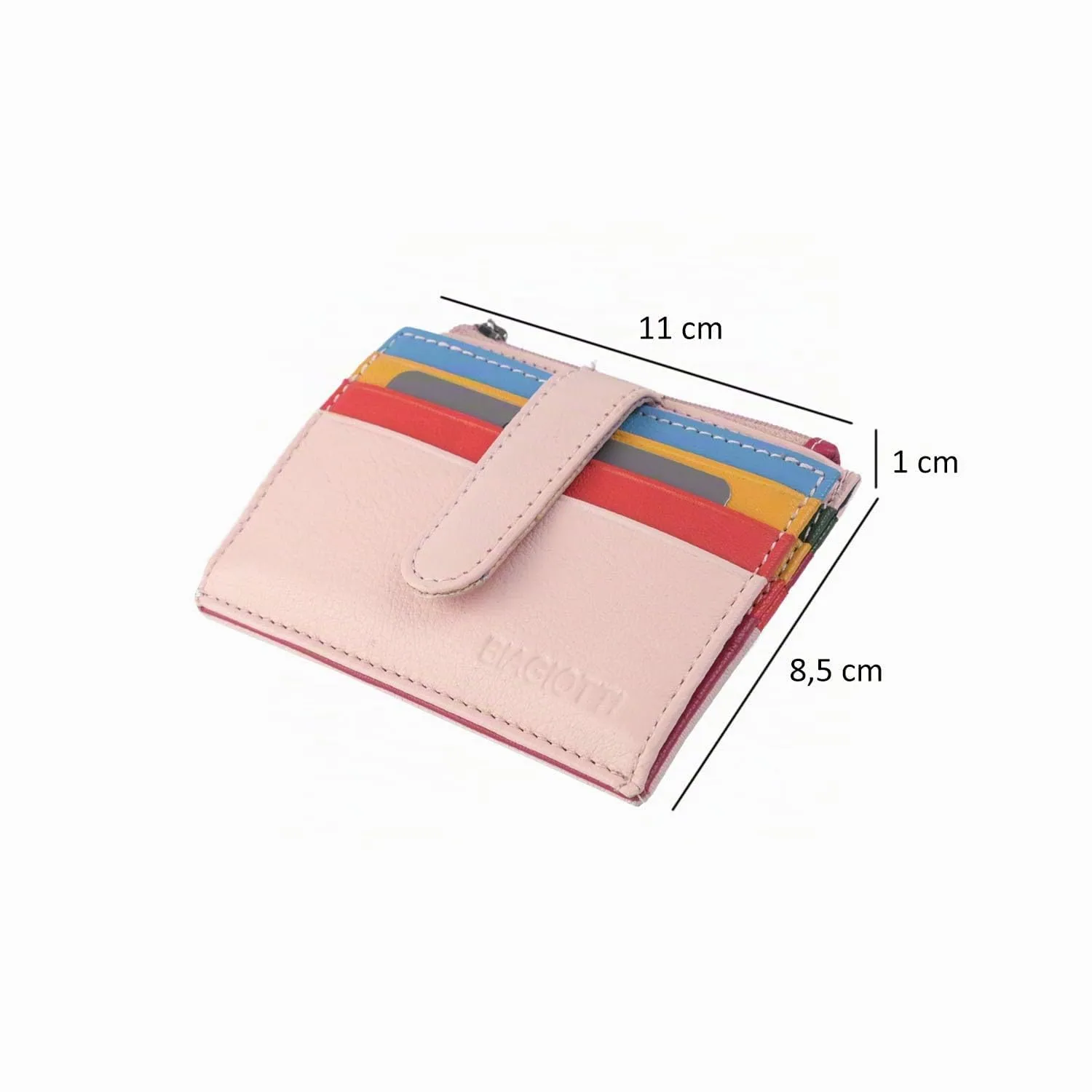 Laura Biagiotti Porta Carte di Credito in Vera Pelle Unisex - immagine 5