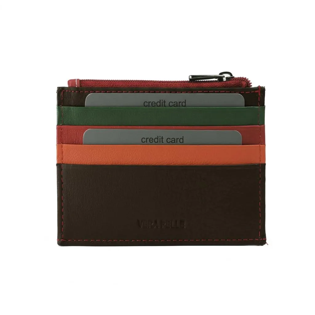 Laura Biagiotti Porta Carte di Credito in Vera Pelle Unisex - immagine 2