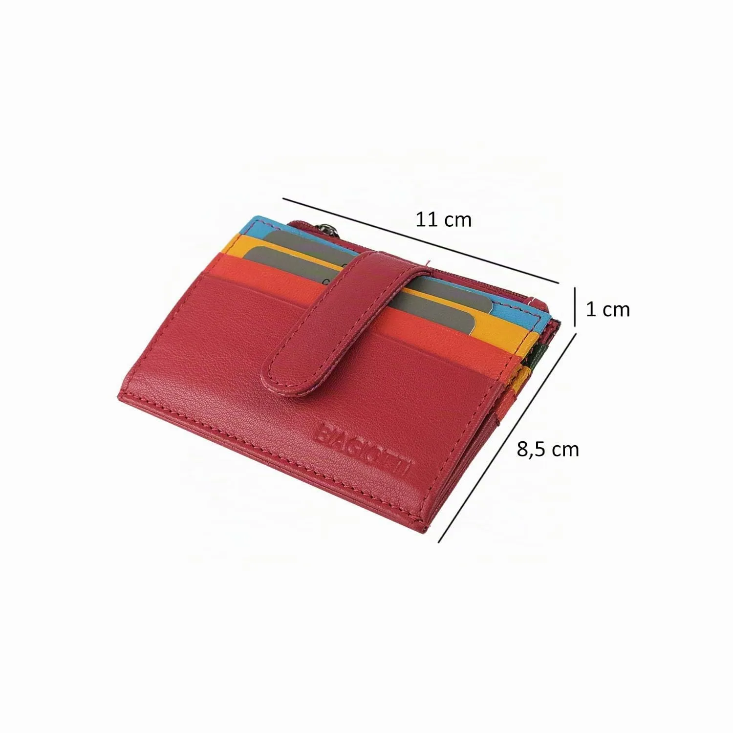 Laura Biagiotti Porta Carte di Credito in Vera Pelle Unisex - immagine 5