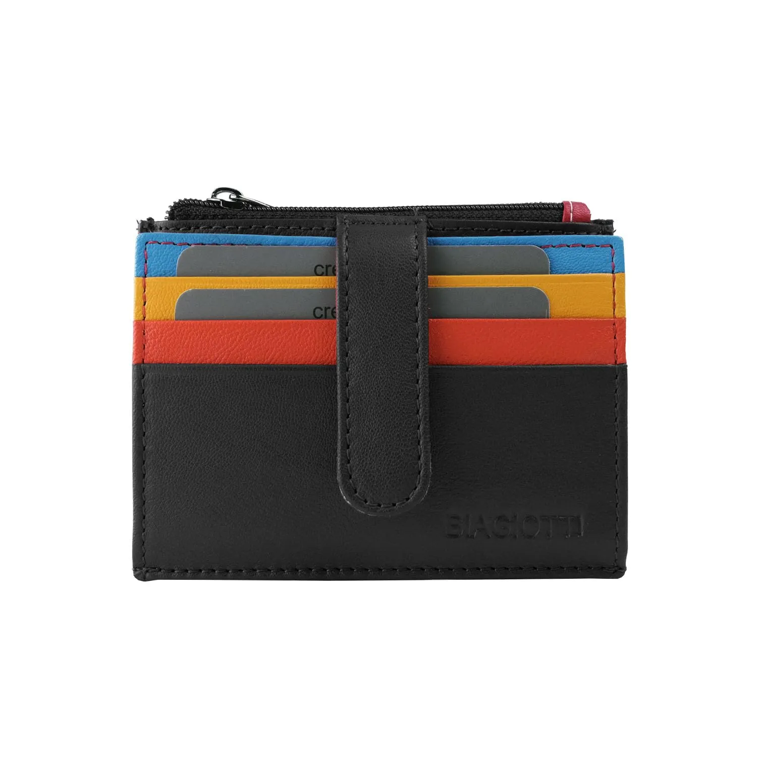 Laura Biagiotti Porta Carte di Credito in Vera Pelle Unisex - immagine 1