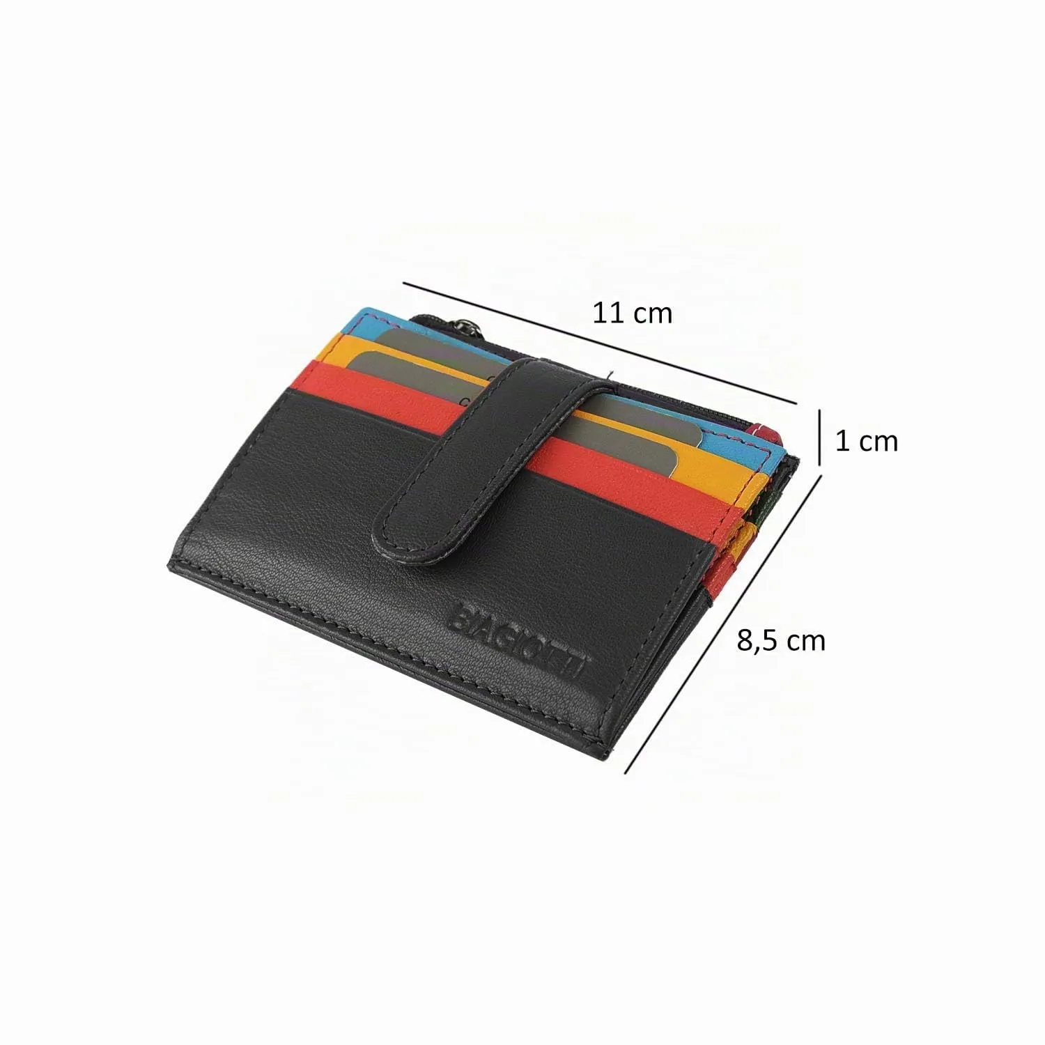 Laura Biagiotti Porta Carte di Credito in Vera Pelle Unisex - immagine 5