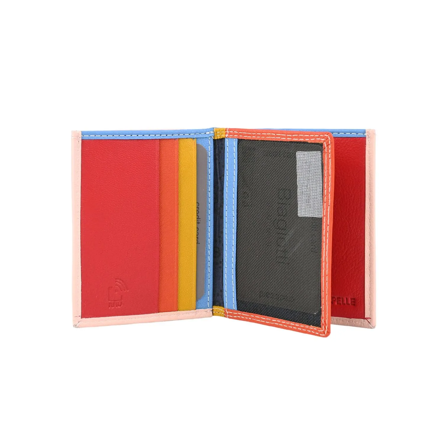 Laura Biagiotti Porta Carte di Credito in Vera Pelle Unisex - immagine 2