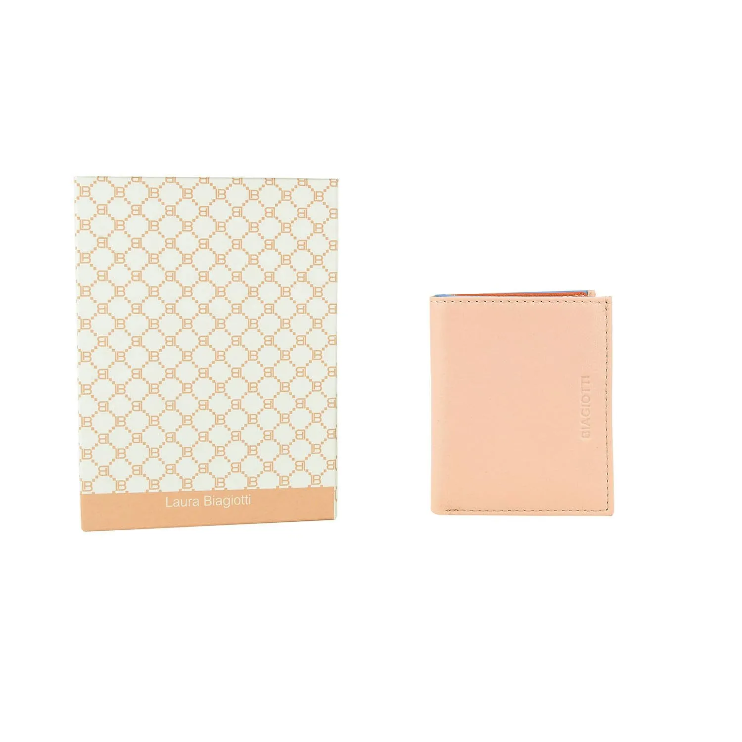 Laura Biagiotti Porta Carte di Credito in Vera Pelle Unisex - immagine 5