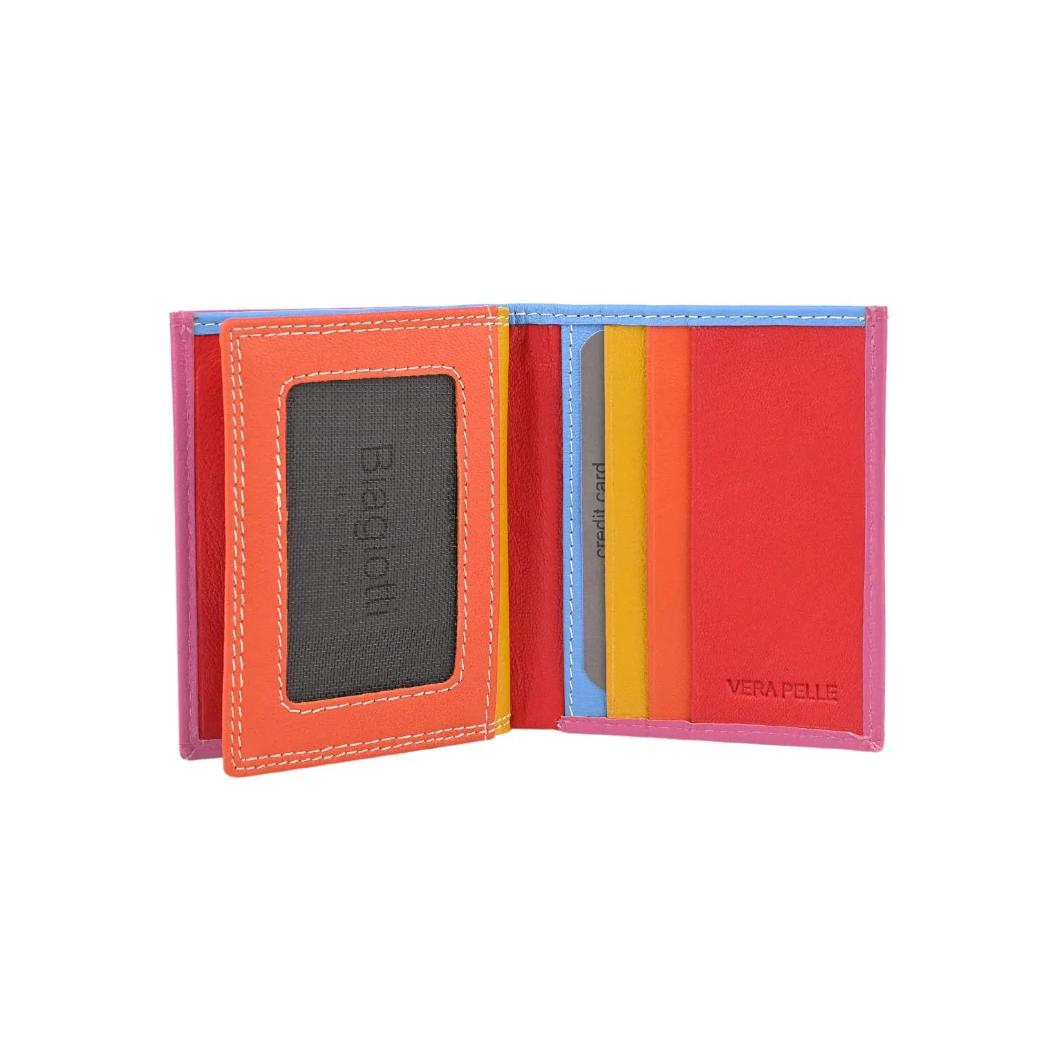 Laura Biagiotti Porta Carte di Credito in Vera Pelle Unisex - immagine 2