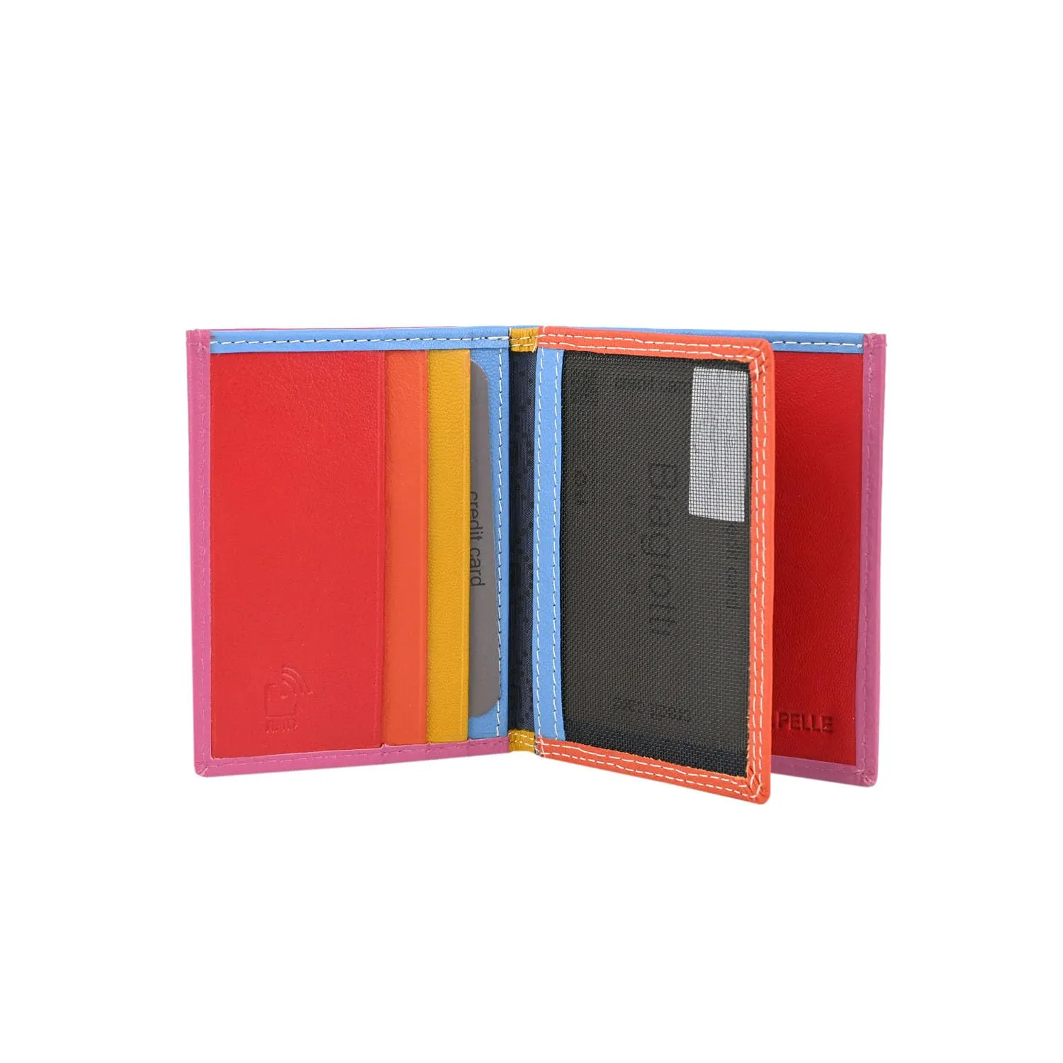 Laura Biagiotti Porta Carte di Credito in Vera Pelle Unisex - immagine 3