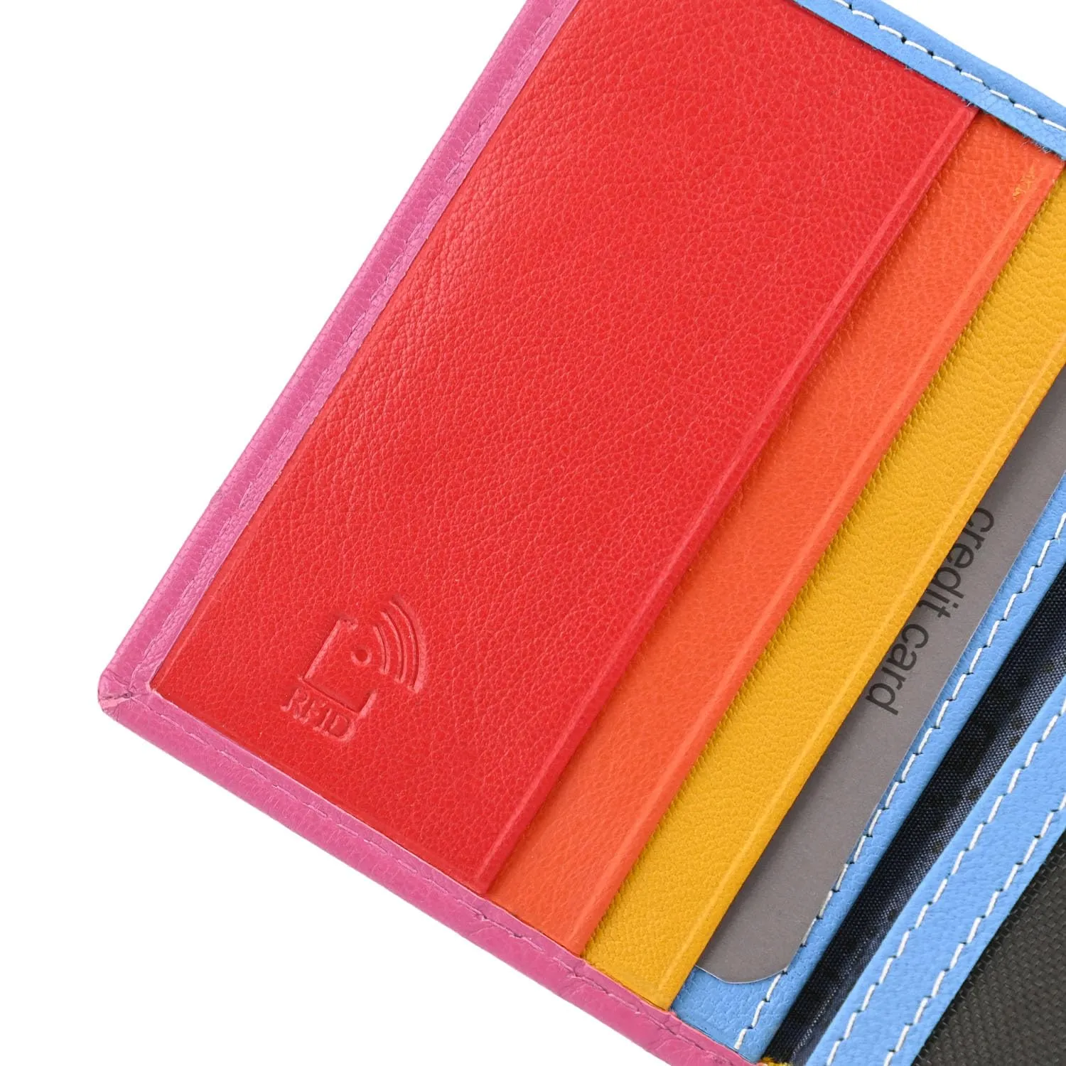 Laura Biagiotti Porta Carte di Credito in Vera Pelle Unisex - immagine 6