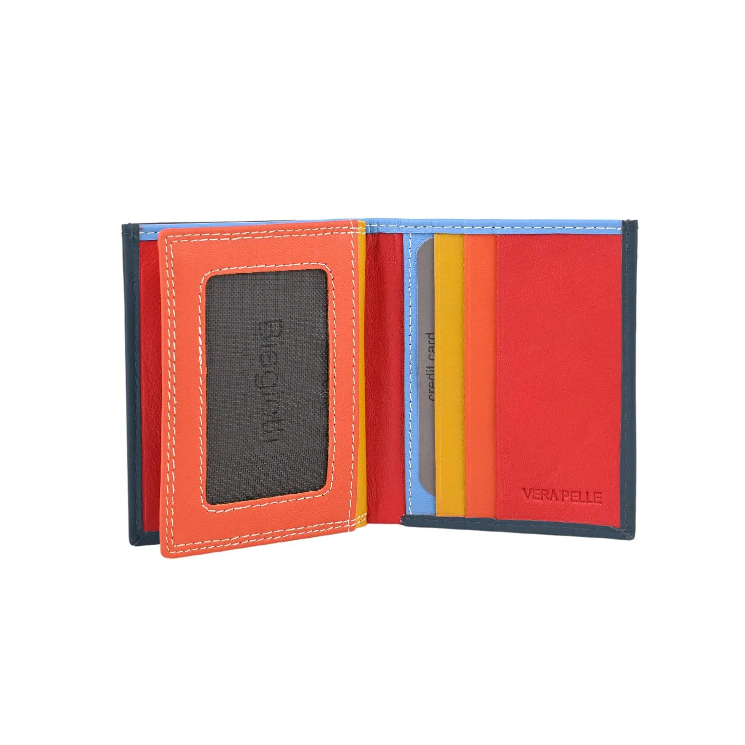 Laura Biagiotti Porta Carte di Credito in Vera Pelle Unisex - immagine 2