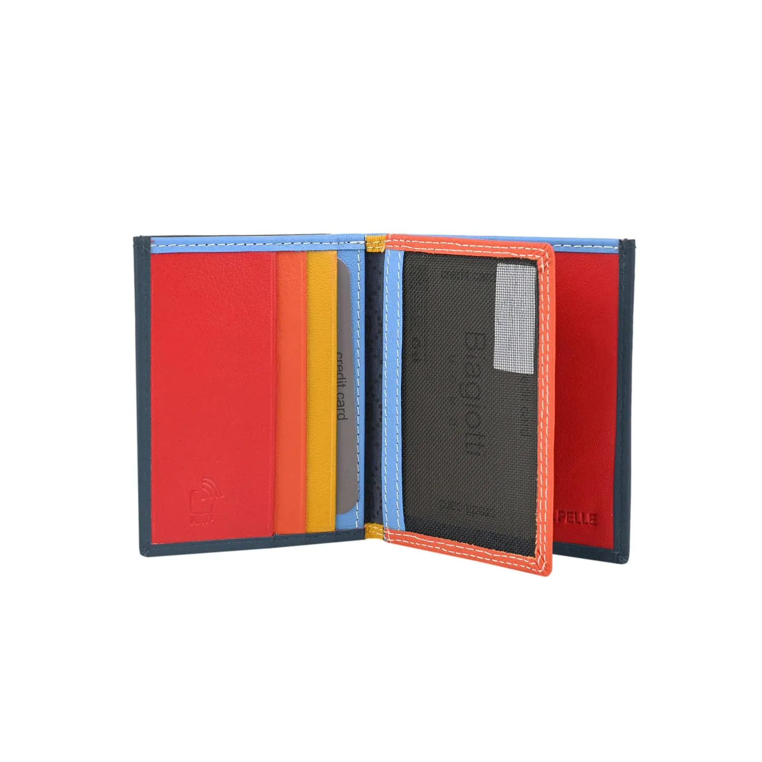 Laura Biagiotti Porta Carte di Credito in Vera Pelle Unisex - immagine 3
