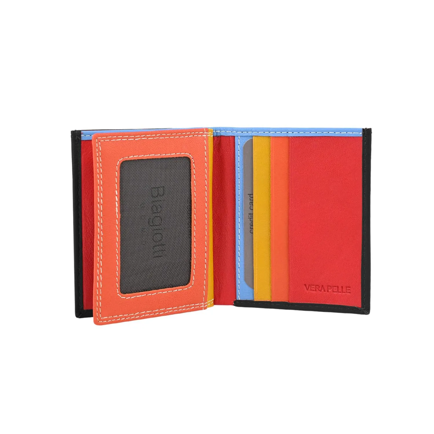 Laura Biagiotti Porta Carte di Credito in Vera Pelle Unisex - immagine 2