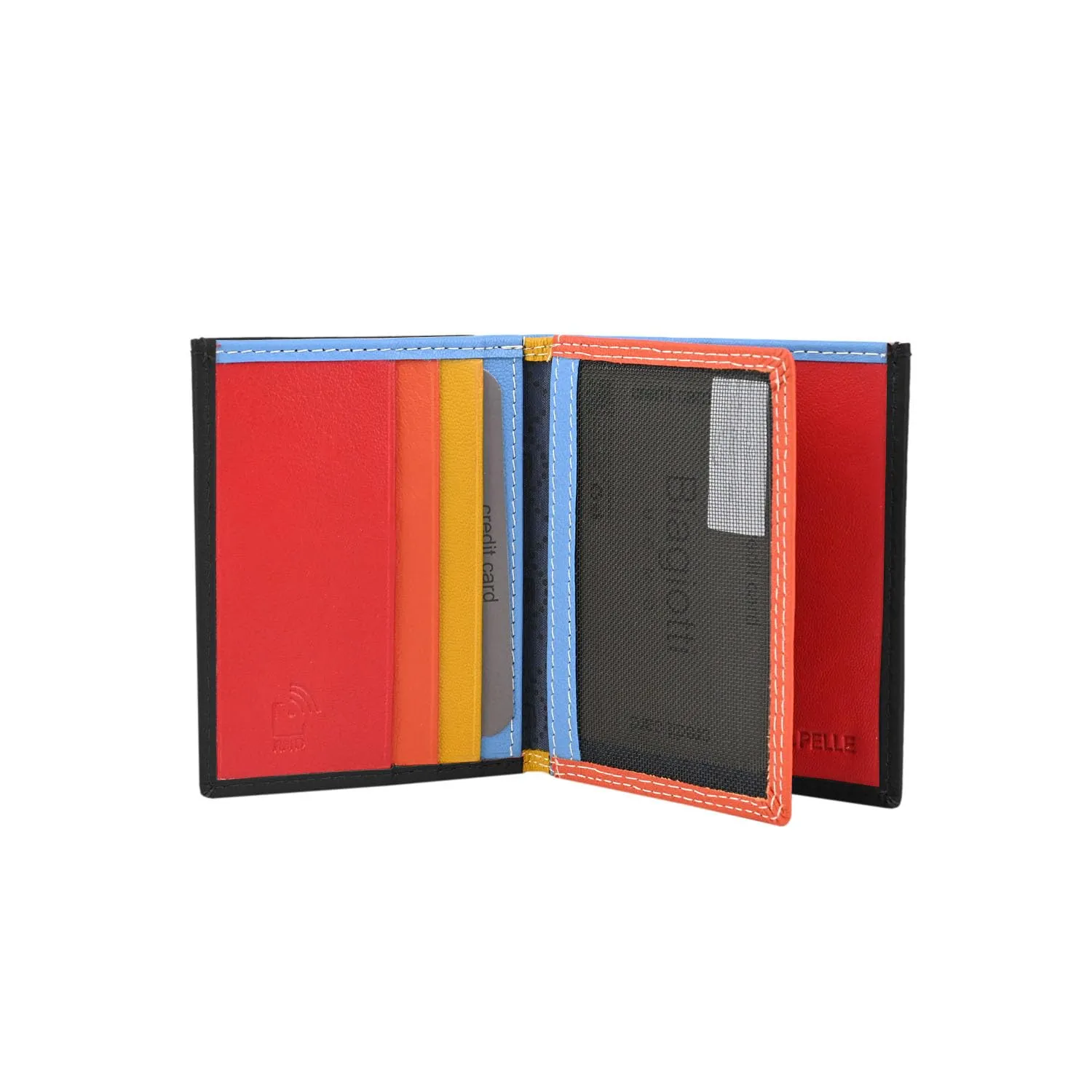 Laura Biagiotti Porta Carte di Credito in Vera Pelle Unisex - immagine 3