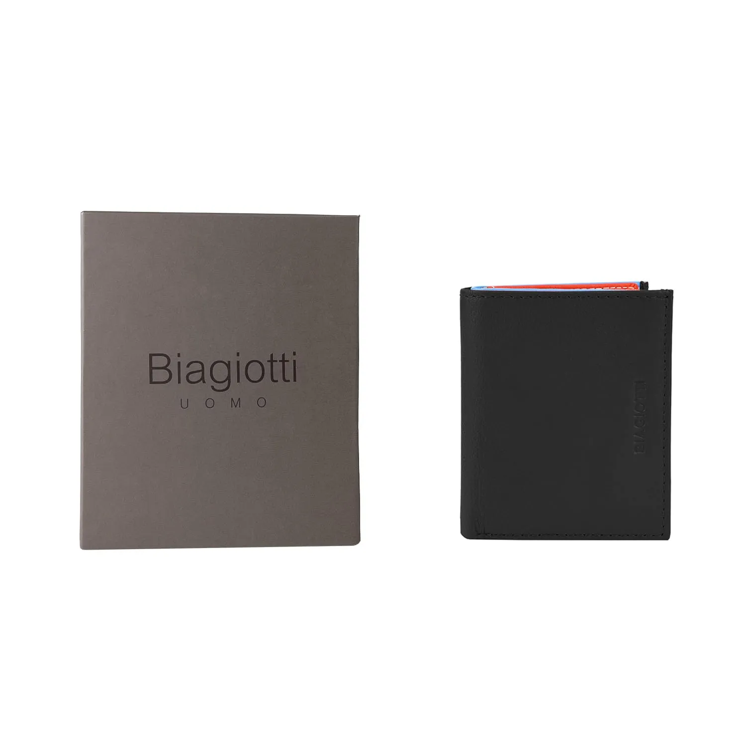 Laura Biagiotti Porta Carte di Credito in Vera Pelle Unisex - immagine 5