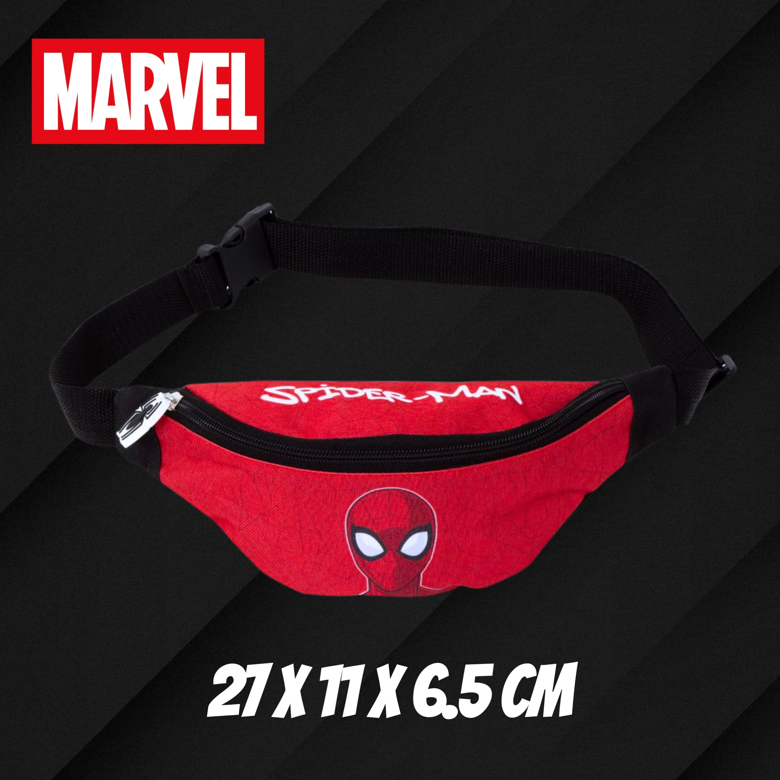 Disney Marvel Spider-Man Marsupio per Ragazzi, Rosso, MV-S-6675 - immagine 4
