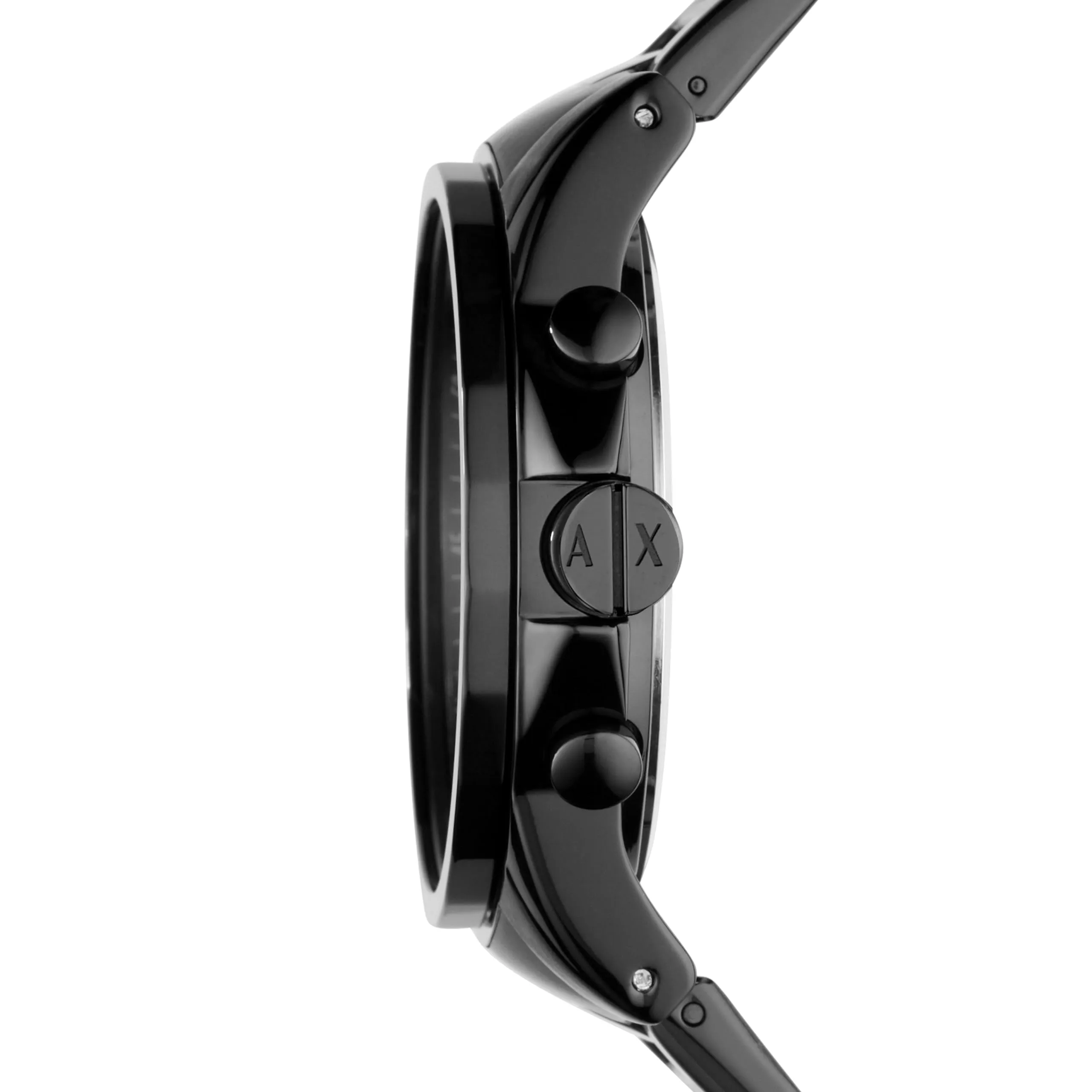 Armani Exchange AX2093 Orologio Cronografo da Uomo in Acciaio Inossidabile Nero, 45 mm, Grafite e Nero - immagine 2