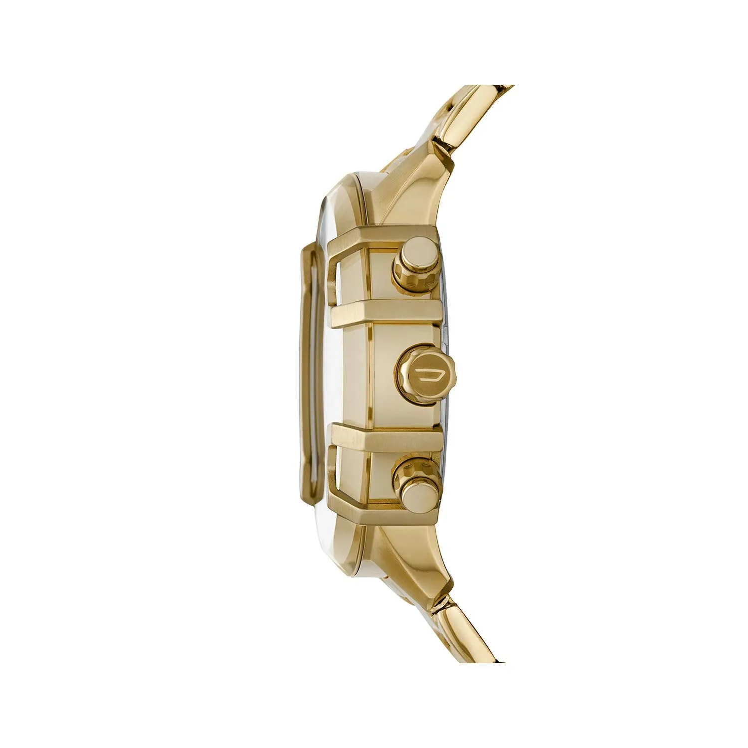 Diesel Griffed Orologio Cronografo da Uomo, Acciaio Inossidabile Dorato, 48 mm, DZ4522 - immagine 3