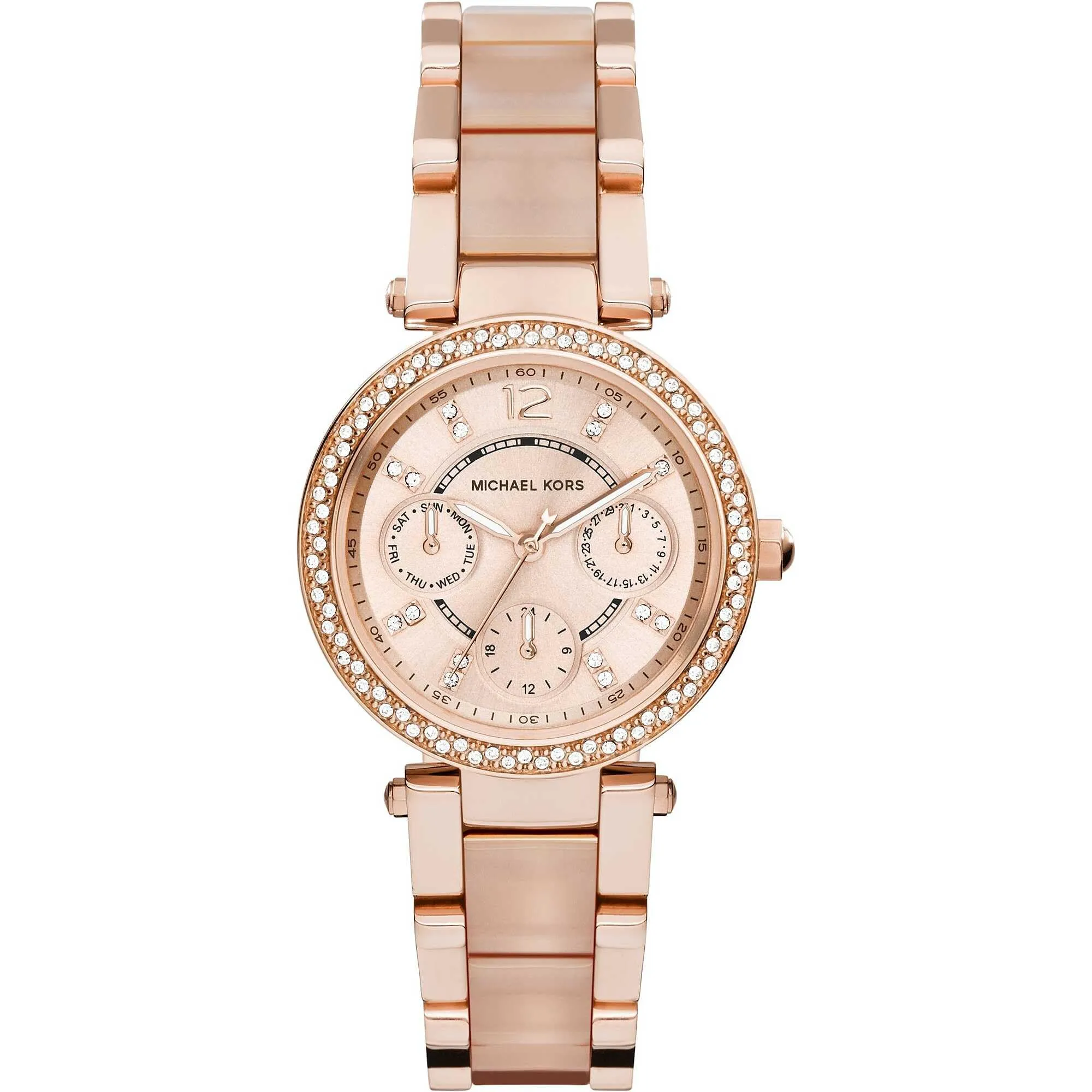 Michael Kors Parker MK6110 Orologio Cronografo Donna Tono Oro Rosa - immagine 1