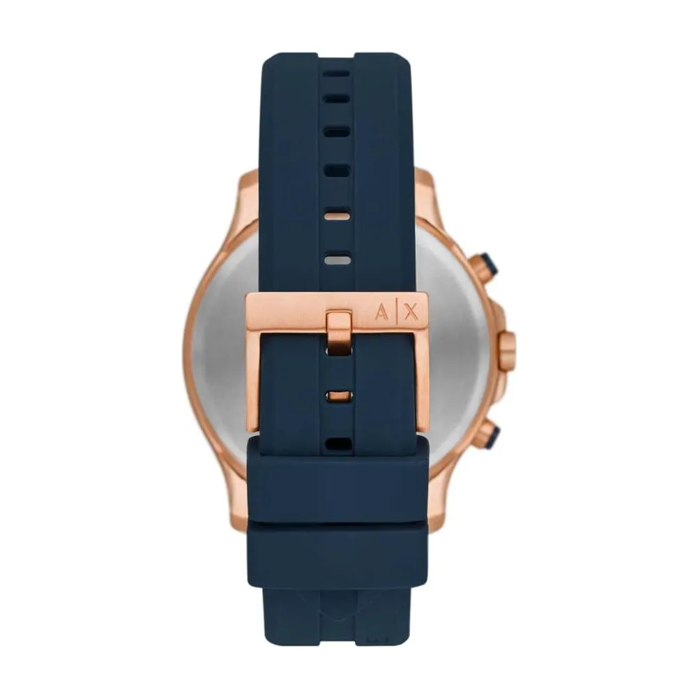 Armani Exchange Chronograph AX2440 Rose Gold and Dark Blue - immagine 2