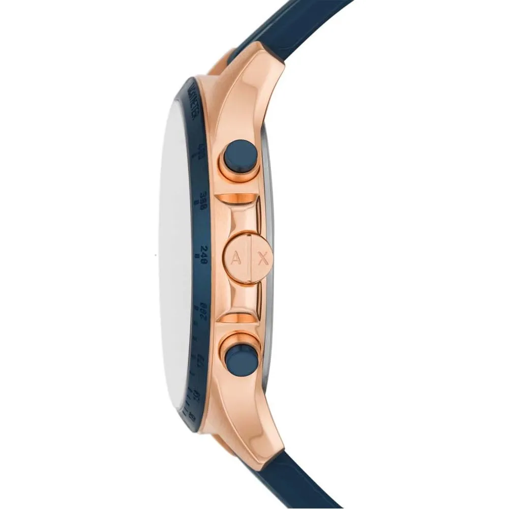 Armani Exchange Chronograph AX2440 Rose Gold and Dark Blue - immagine 3