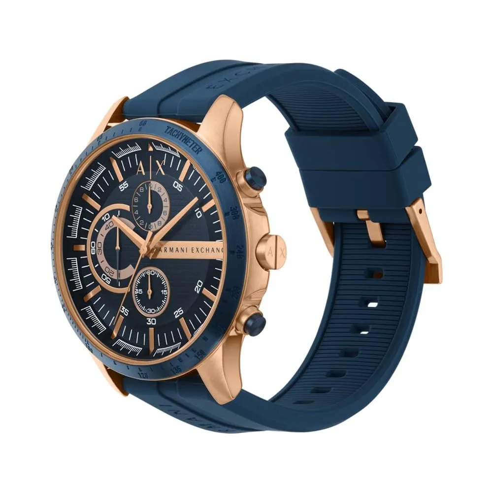 Armani Exchange Chronograph AX2440 Rose Gold and Dark Blue - immagine 4