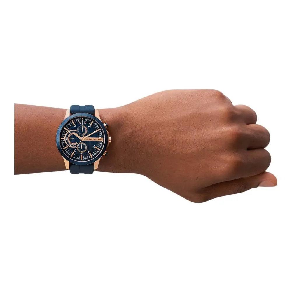 Armani Exchange Chronograph AX2440 Rose Gold and Dark Blue - immagine 5