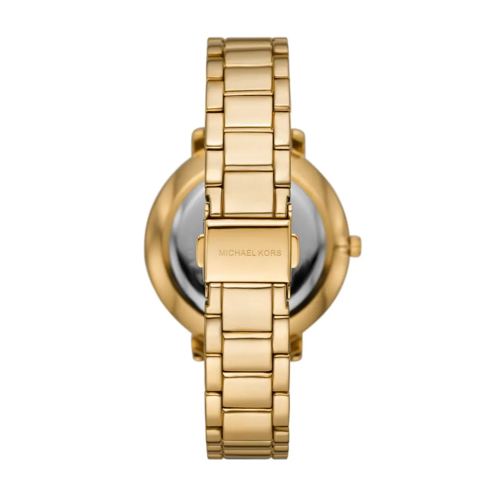 Michael Kors Pyper Orologio Donna MK4916 Acciaio Inossidabile 38mm Nero Jet e Oro - immagine 4