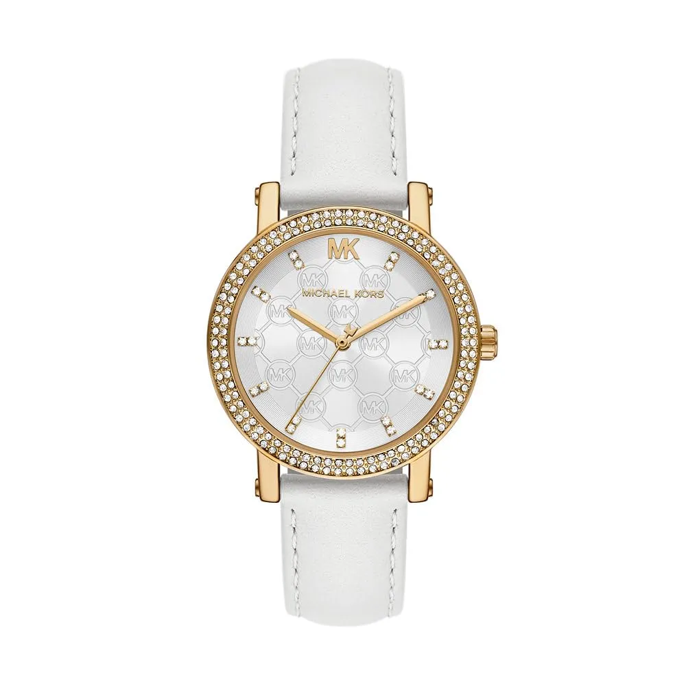 Michael Kors Corey MK7551 Orologio da Donna 38 mm Bianco Panna - immagine 1