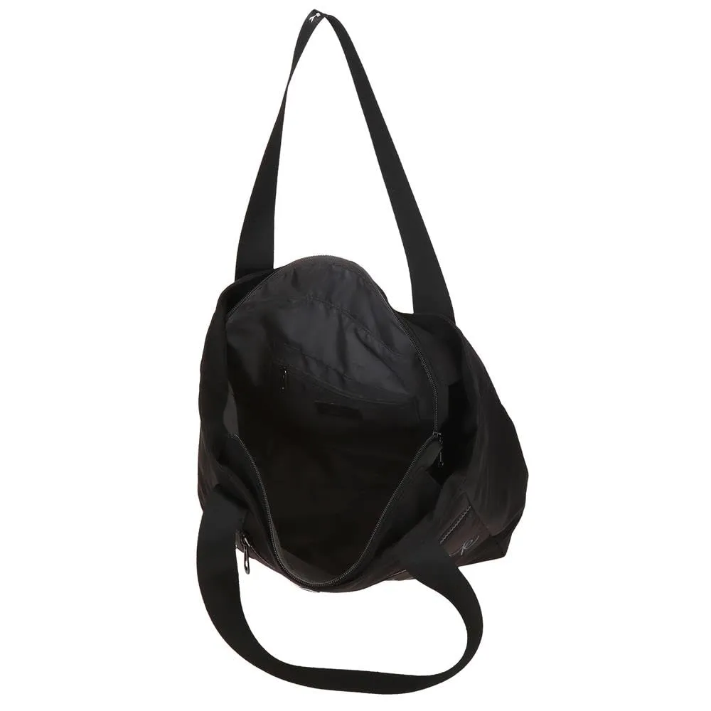 Reebok Borsa per la spesa, 27 x 22 x 15 cm, Poliestere, Nero, Joumma Bags - immagine 4
