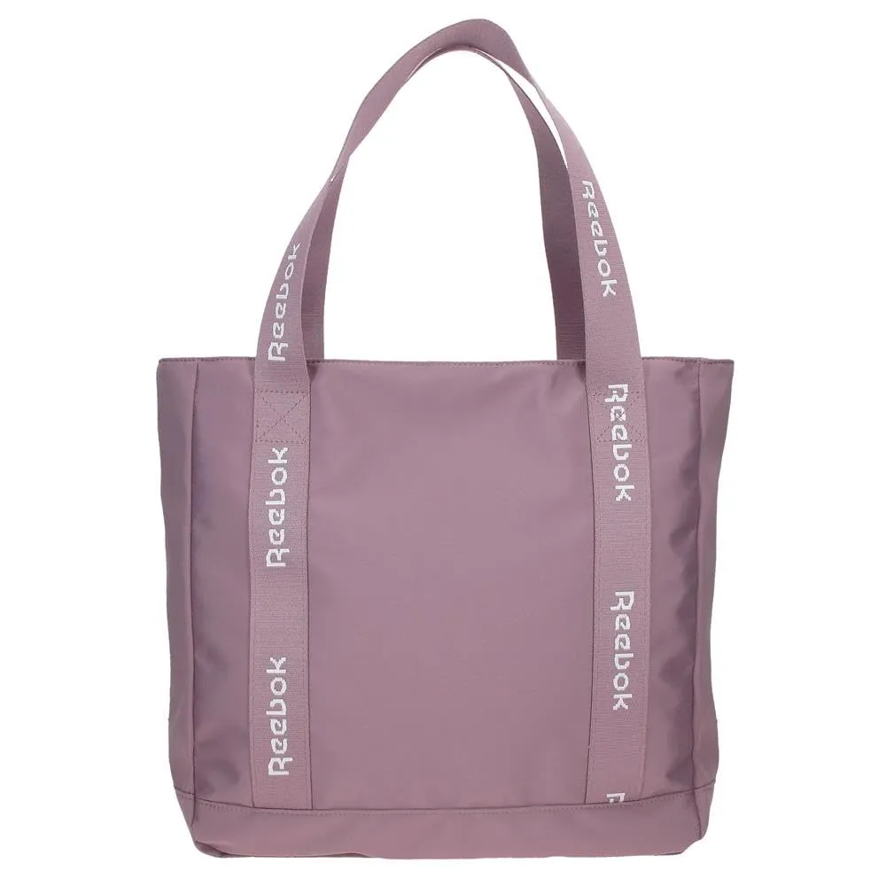 Reebok Borsa per la spesa, 27 x 22 x 15 cm, poliestere, viola - immagine 3