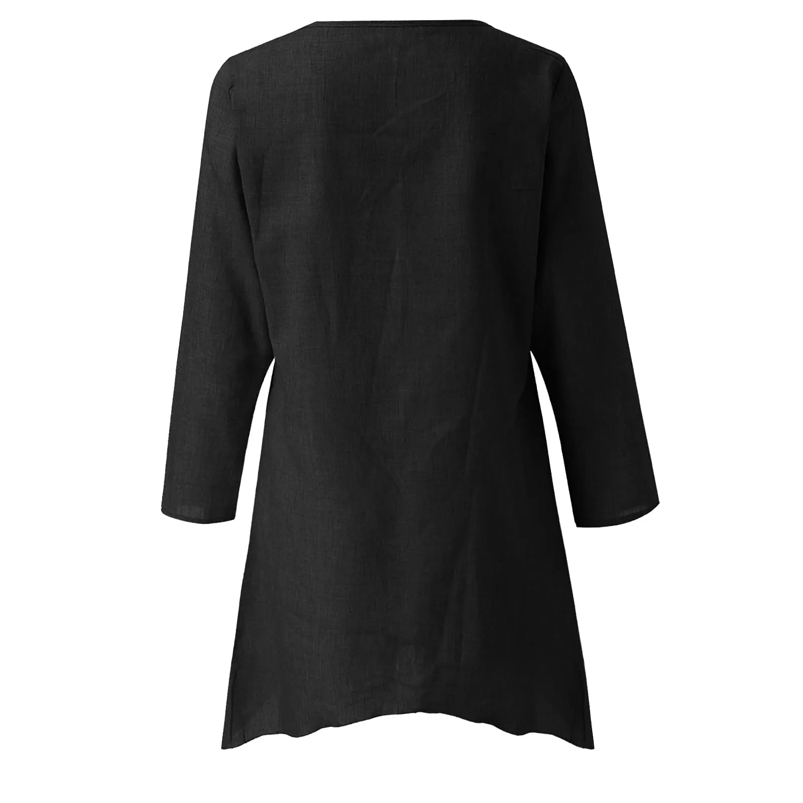 Uwdiohq Bluse e Camicie Donna Tshirt Basic Manica Corta Top Maniche Lunghe Camicetta Verde Acqua Camicia Raso Oro - immagine 4