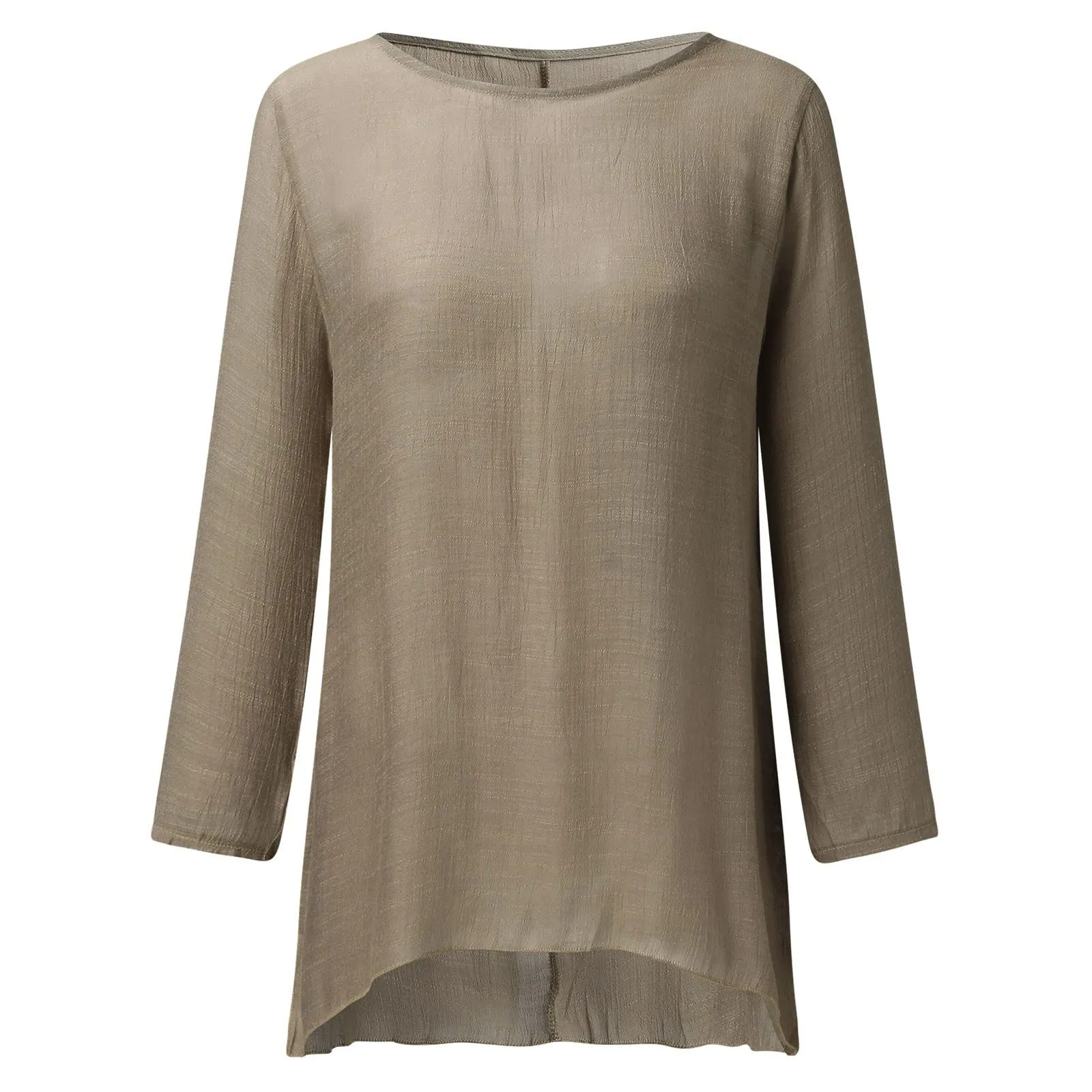 Uwdiohq Bluse Eleganti da Cerimonia Donna in Cotone, Top Bianca con Scritta Nonna - immagine 4