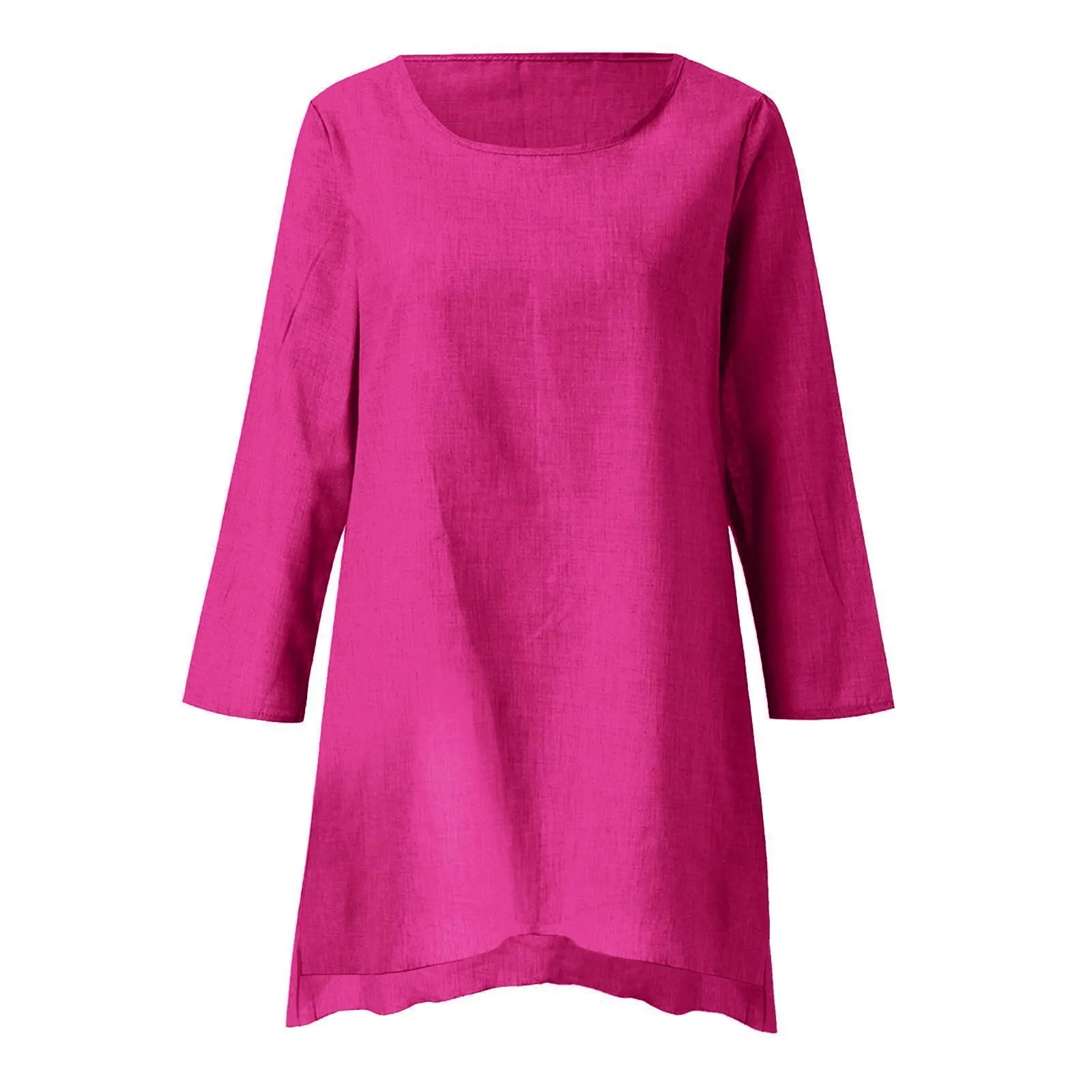 Uwdiohq Blusa Elegante Donna Curvy Polo Manica Corta Scollo a V in Chiffon Bianca - immagine 3