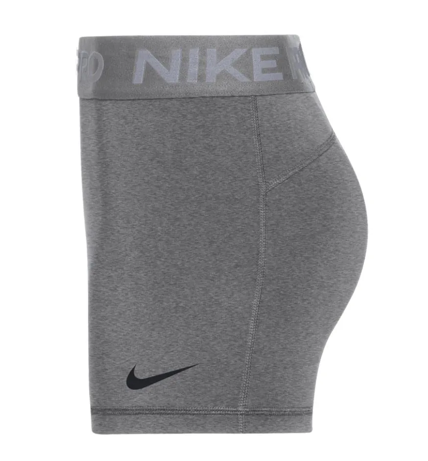 Nike Pro 365 Pantaloncini a compressione da donna, 7,6 cm, Grigio, XL - immagine 3