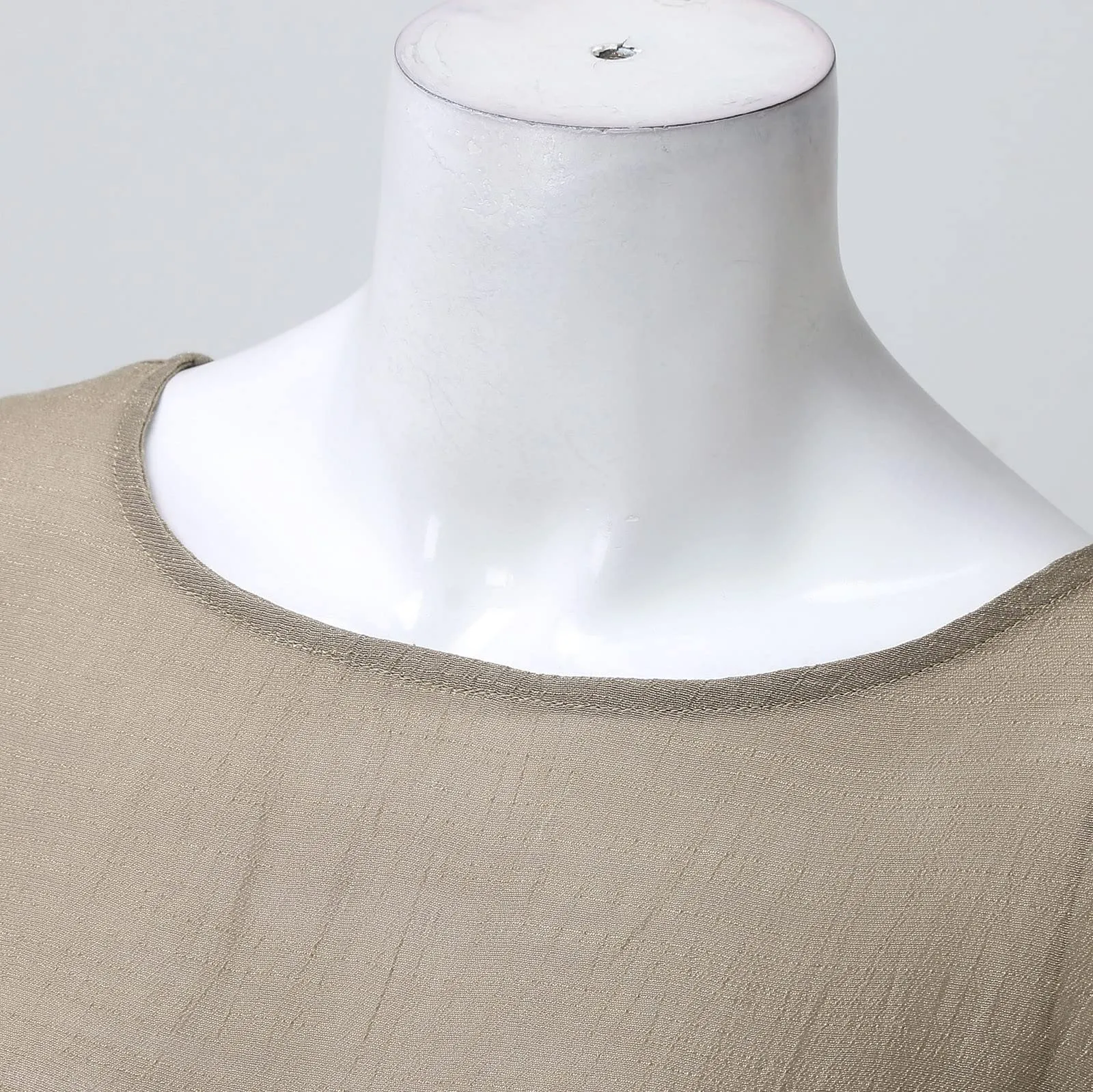 Uwdiohq Blusa Donna in Cotone e Lino Manica Lunga o Corta, Viola - immagine 7