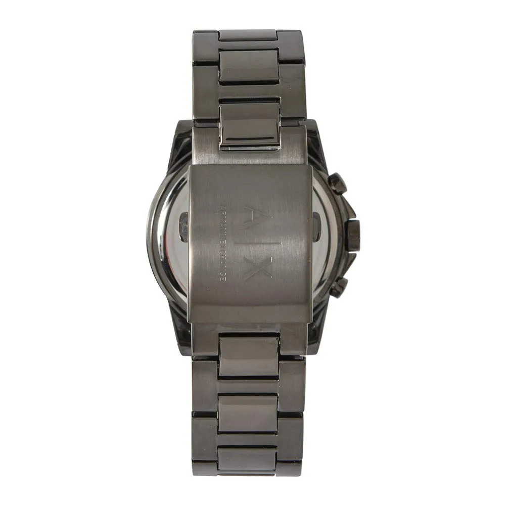Armani Exchange AX2086 Orologio da Uomo Cronografo in Acciaio Inossidabile 45 mm, Grigio - immagine 3
