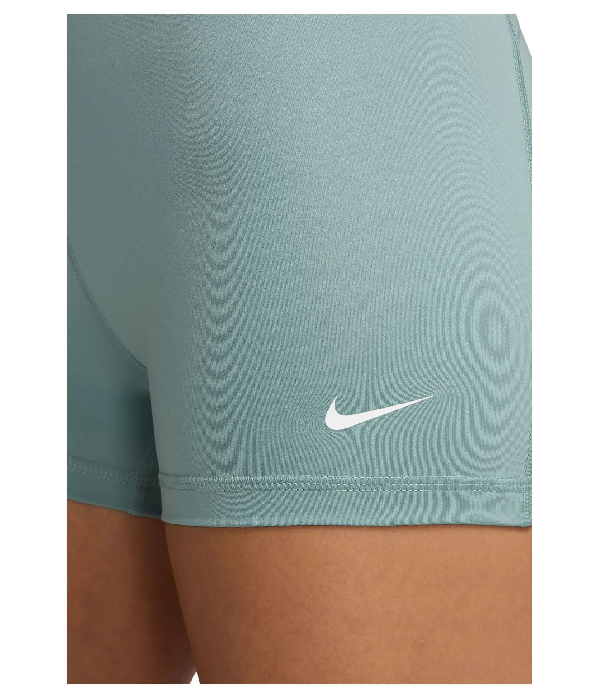 Nike Pantaloncini da Donna PRO 3", Cannone/Bianco, M - immagine 4