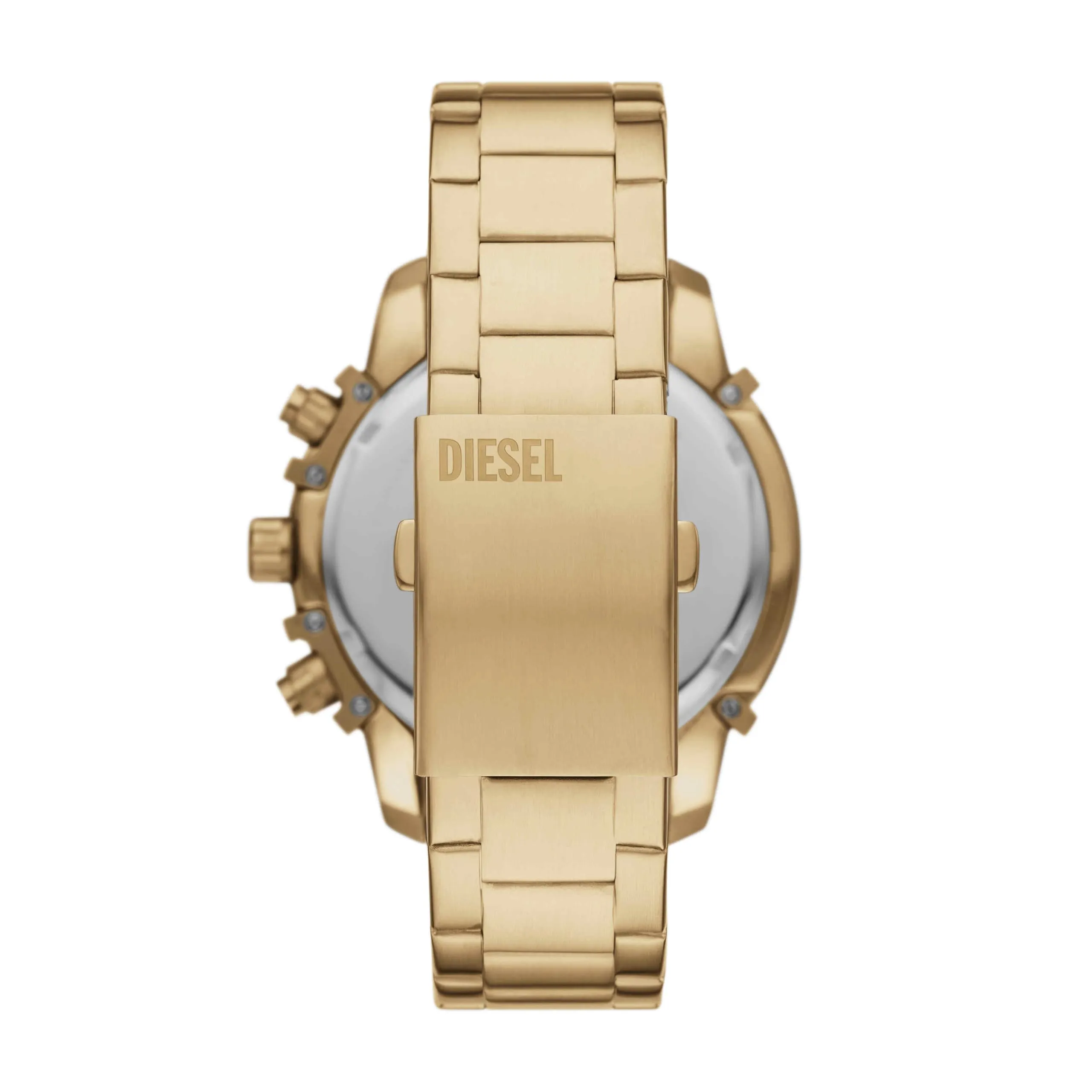 Diesel Griffed Orologio da Uomo Cronografo, Acciaio Inox Placcato Oro, 48 mm, DZ4595 - immagine 4
