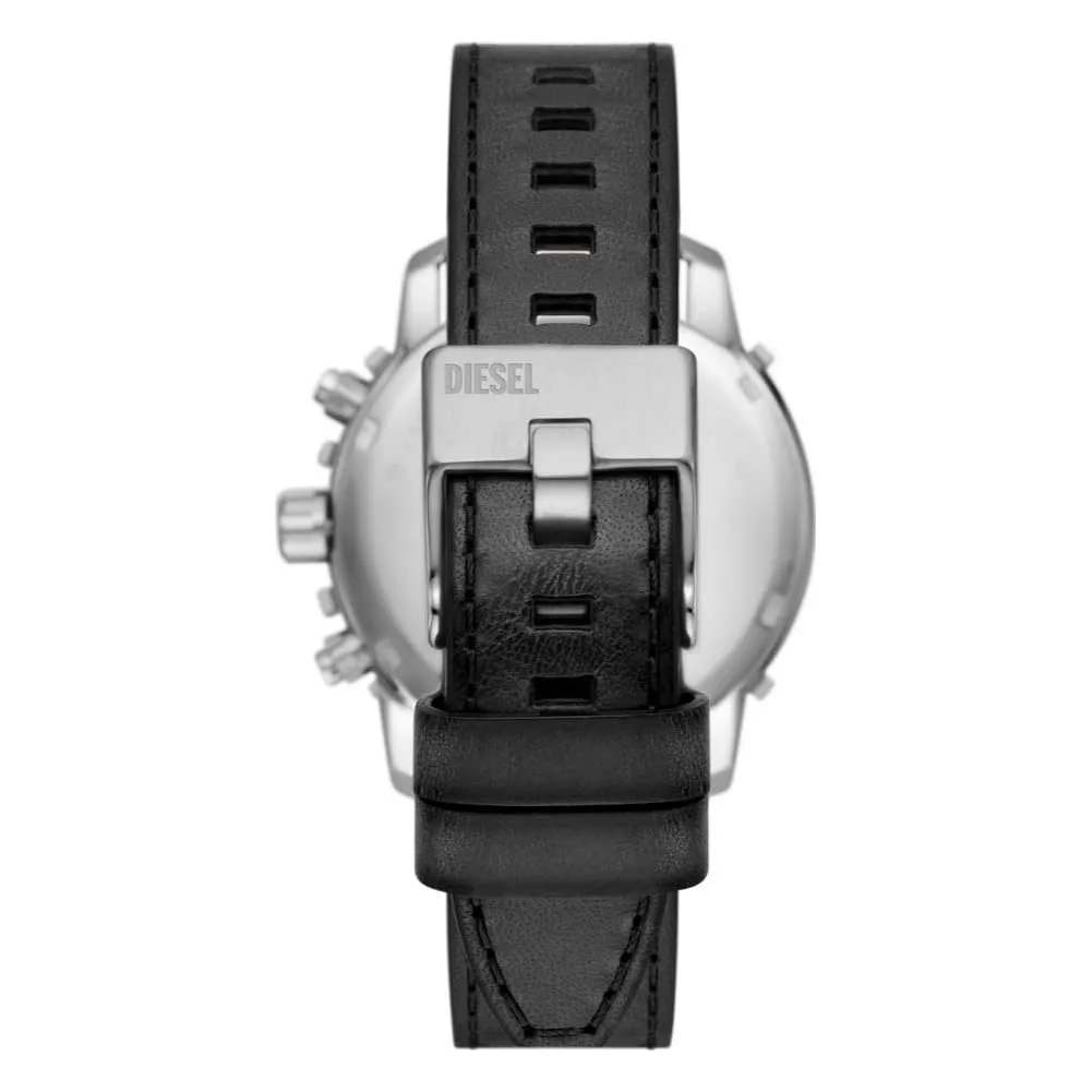 Diesel Griffed Orologio Cronografo da Uomo, Acciaio Inossidabile 42 mm, Cinturino in Pelle, DZ4603 - immagine 2