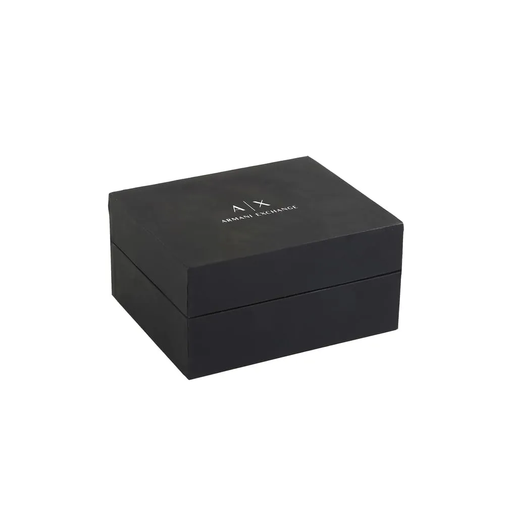 Armani Exchange AX2164 Orologio Cronografo da Uomo, 46 mm, Acciaio Inossidabile, Nero Jet - immagine 8