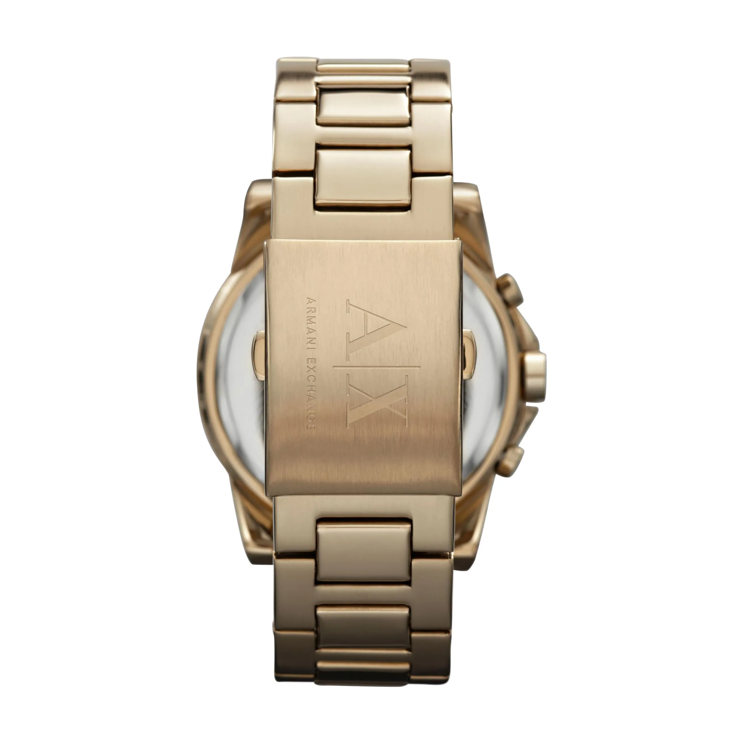 Armani Exchange Orologio da Uomo Cronografo AX2095, Acciaio Inossidabile Dorato, 45 mm, Tono Oro e Nero - immagine 3