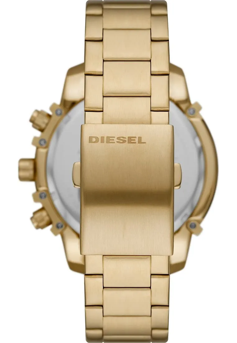 Diesel Griffed Cronografo da Uomo, Acciaio Inossidabile Placcato Oro, 48 mm, DZ4573 - immagine 2
