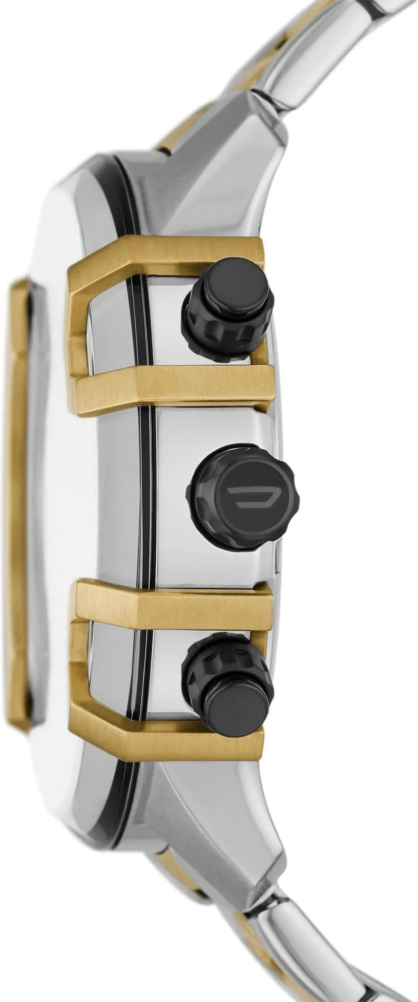 Diesel Griffed Orologio Cronografo da Uomo in Acciaio Inox Tricolore 48 mm DZ4577 - immagine 2