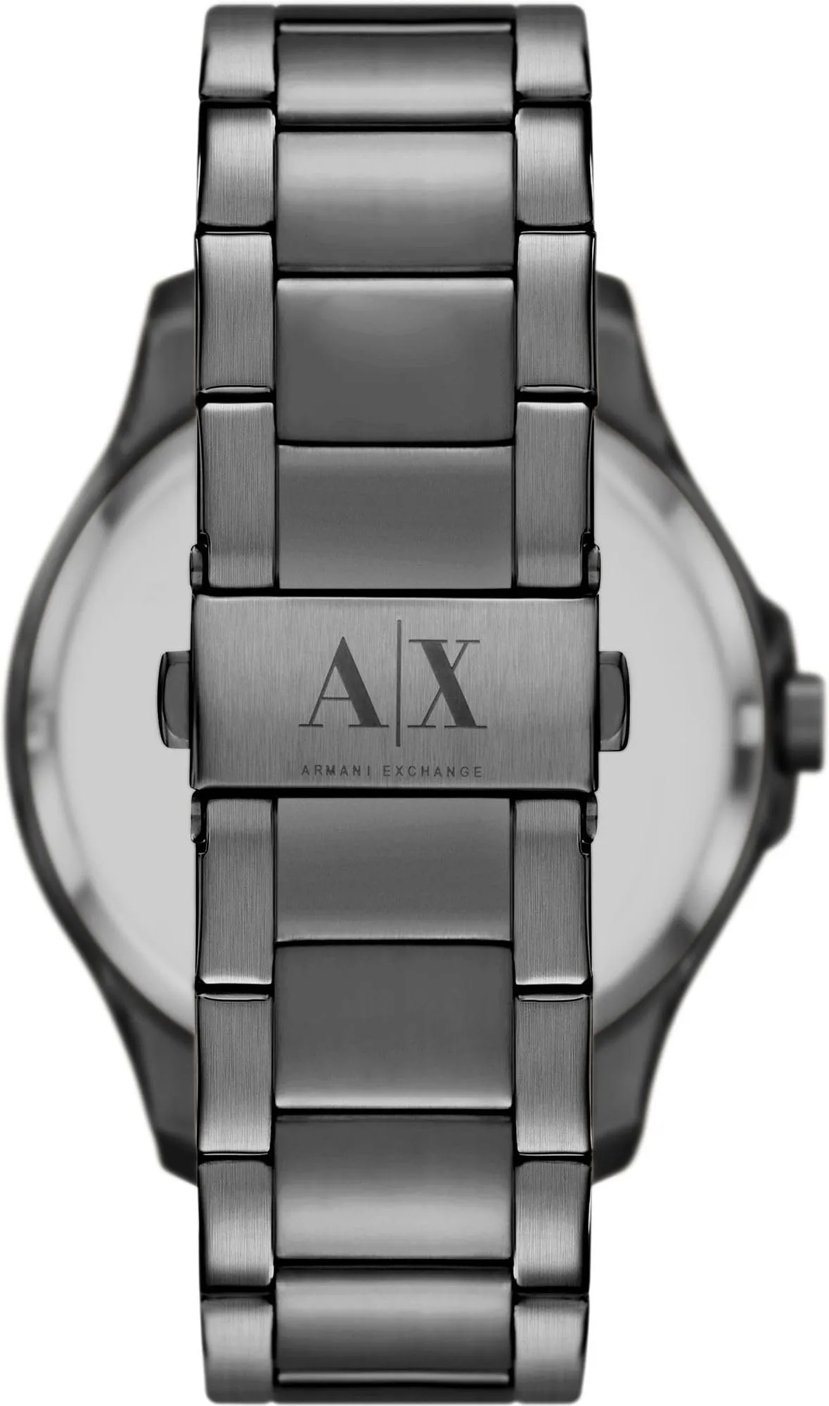 Armani Exchange AX2454 Orologio Cronografo da Uomo 46mm in Acciaio Grigio Scuro e Nero - immagine 2