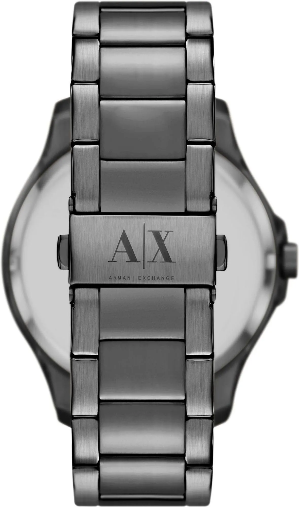 Armani Exchange AX2454 Orologio Cronografo da Uomo 46mm in Acciaio Grigio Scuro e Nero - immagine 3