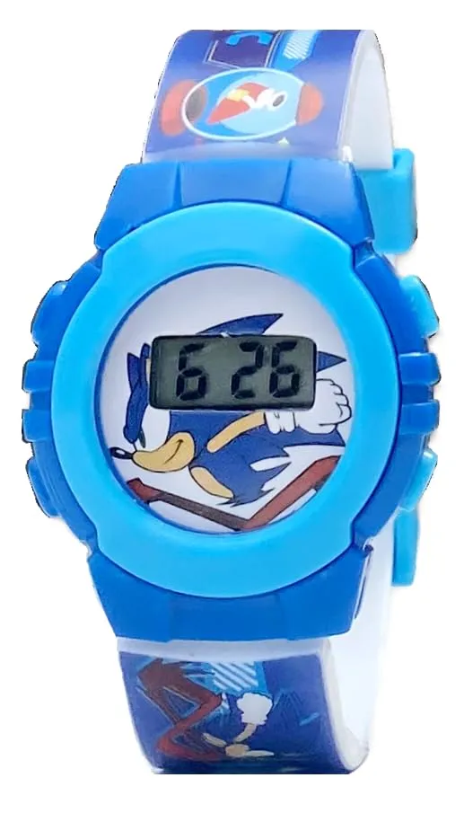 Cartoon Sonic Orologio da polso digitale per bambini - immagine 4