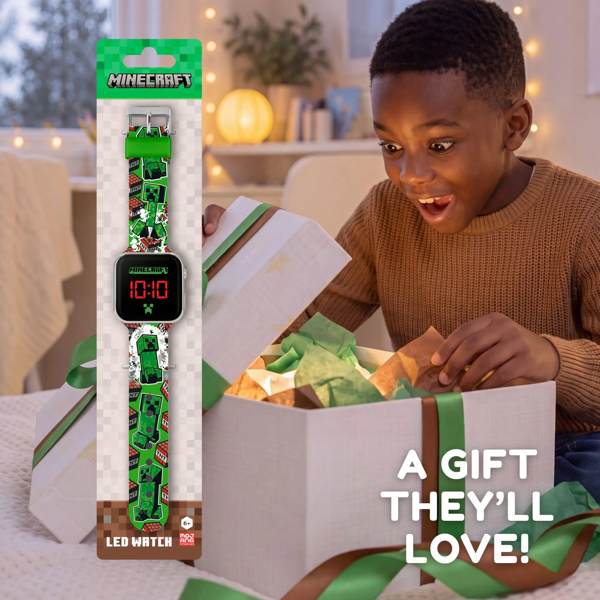 Accutime Minecraft TNT Junior LED Watch - MIN4181 - immagine 5