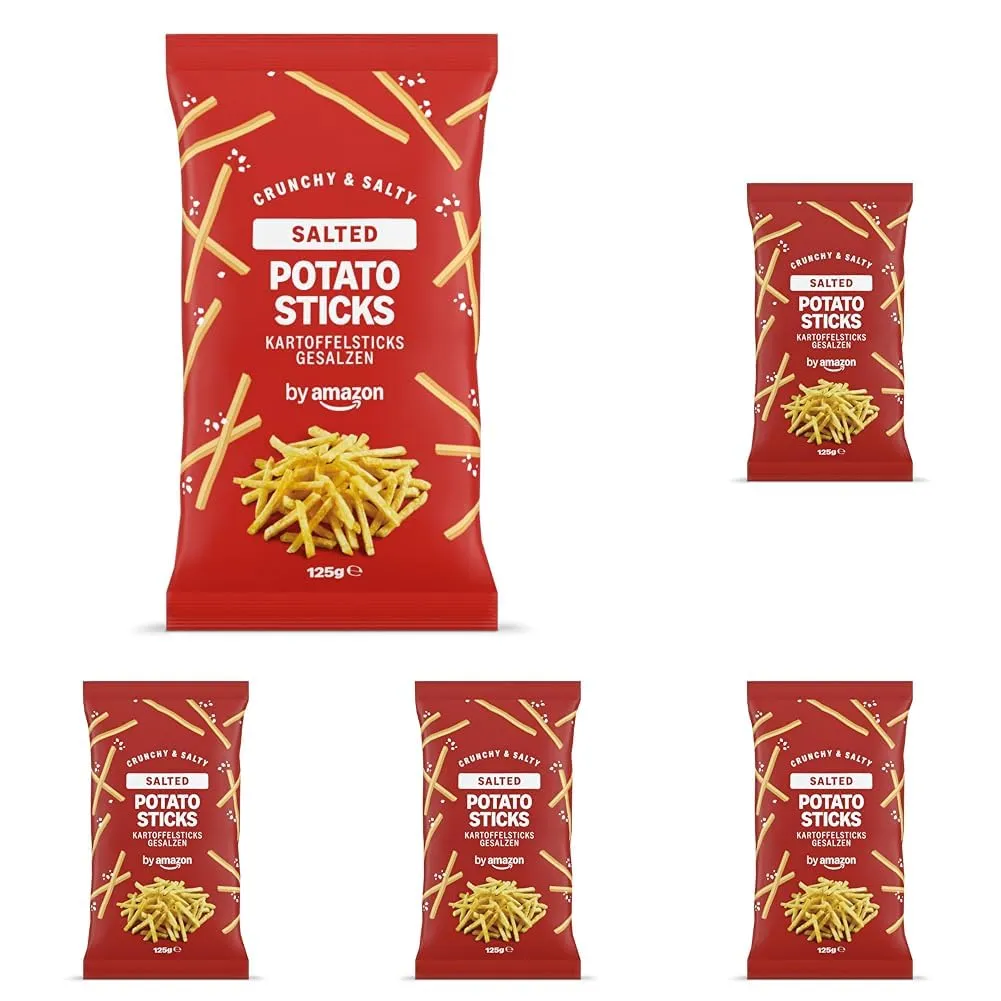by Amazon Bastoncini Di Patate, 125g (Confezione da 5) - immagine 1