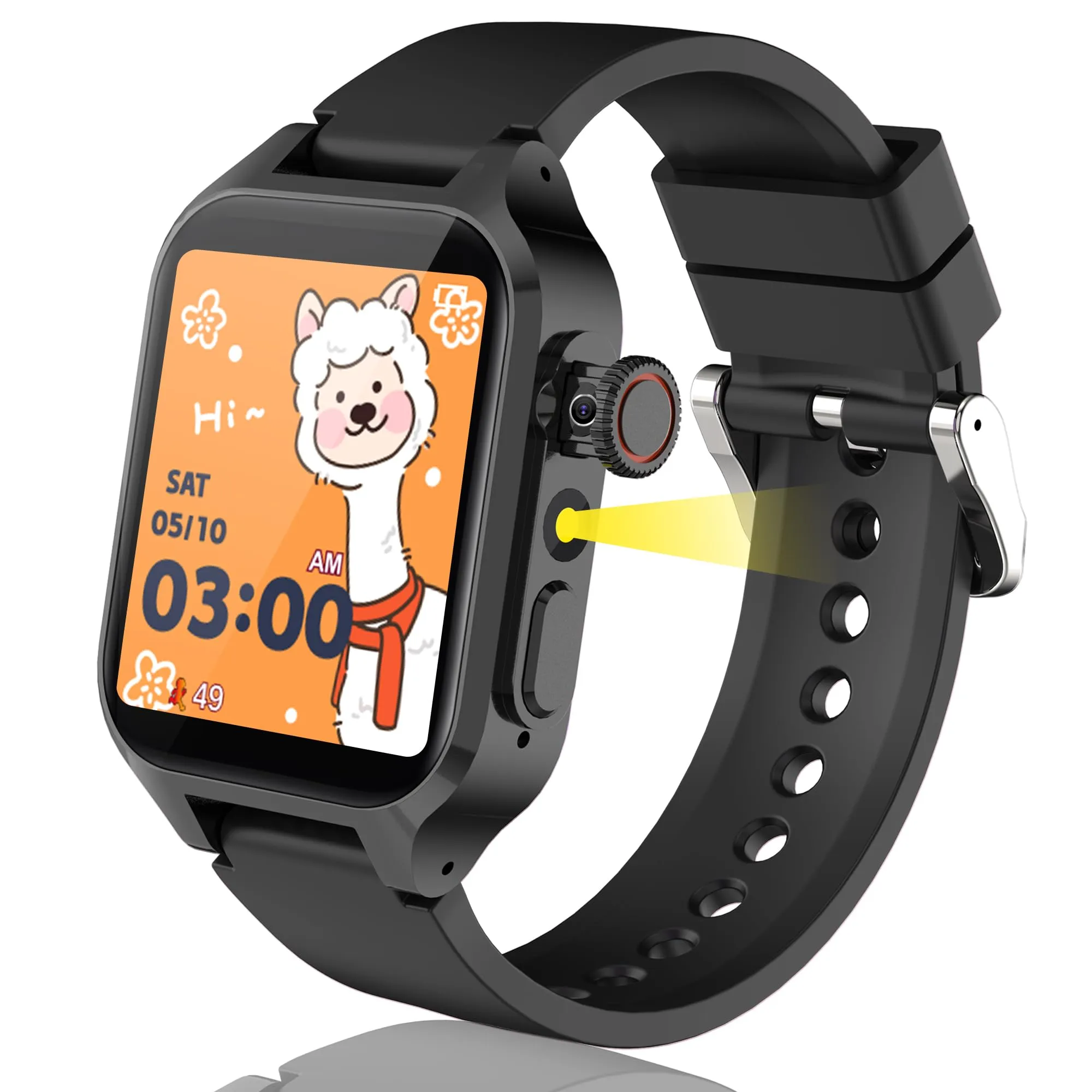 Moikmlih Smartwatch per Bambini e Bambine con 32 Giochi, Fotocamera, 3 Modalità Sportive, Contapassi, Audiobook e Sveglia - immagine 1