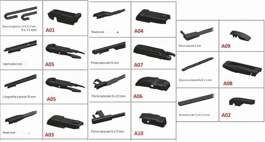 Car Passion Spazzole Tergicristallo Aero Flat per Ford Focus MK4 2018-2025, 65 e 50 cm - immagine 8