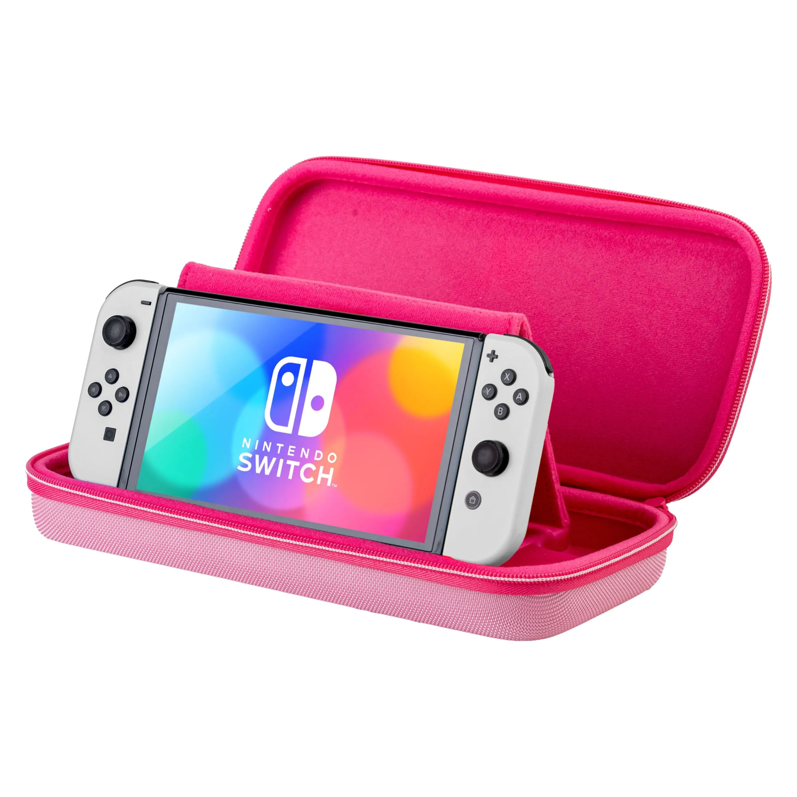 Game Traveler Custodia da viaggio deluxe per Nintendo Switch, OLED, Principessa Peach (PP12) - immagine 5
